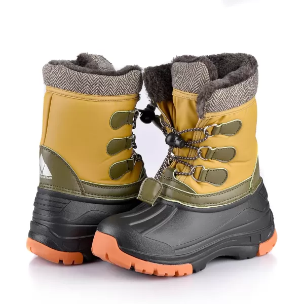 Nova Mountain Boys and Girls Waterproof Winter Snow BootsNfwb01  Khaki
