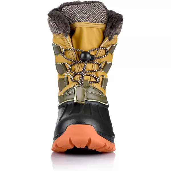 Nova Mountain Boys and Girls Waterproof Winter Snow BootsNfwb01  Khaki