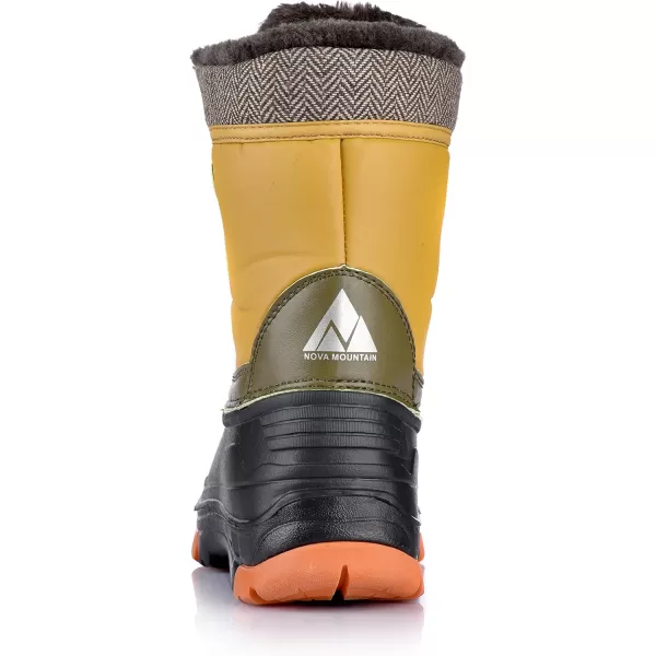 Nova Mountain Boys and Girls Waterproof Winter Snow BootsNfwb01  Khaki