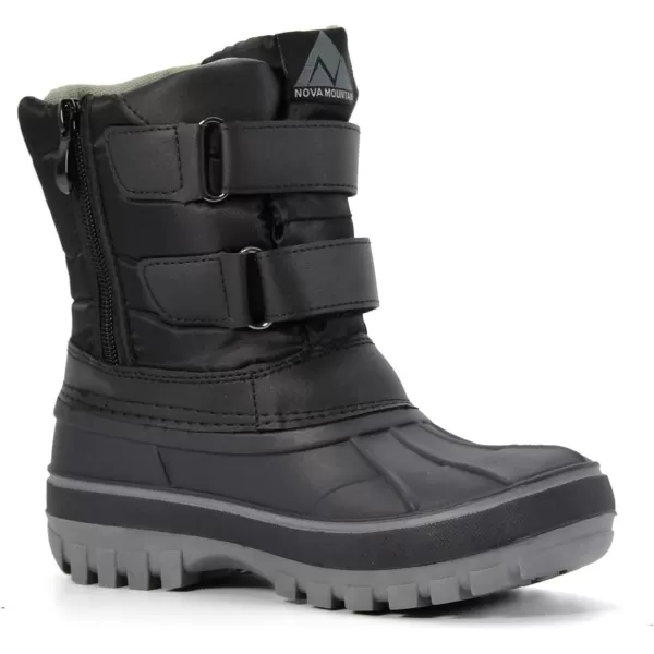 Nova Mountain Boys and Girls Waterproof Winter Snow BootsNfwb111  Blackgrey