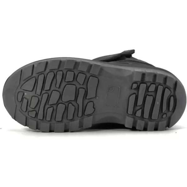Nova Mountain Boys and Girls Waterproof Winter Snow BootsNfwb111  Blackgrey