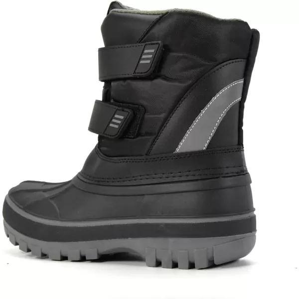 Nova Mountain Boys and Girls Waterproof Winter Snow BootsNfwb111  Blackgrey