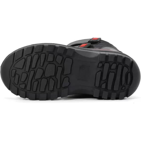 Nova Mountain Boys and Girls Waterproof Winter Snow BootsNfwb111  Blackred