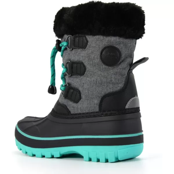 Nova Mountain Boys and Girls Waterproof Winter Snow BootsNfwb111  Grey