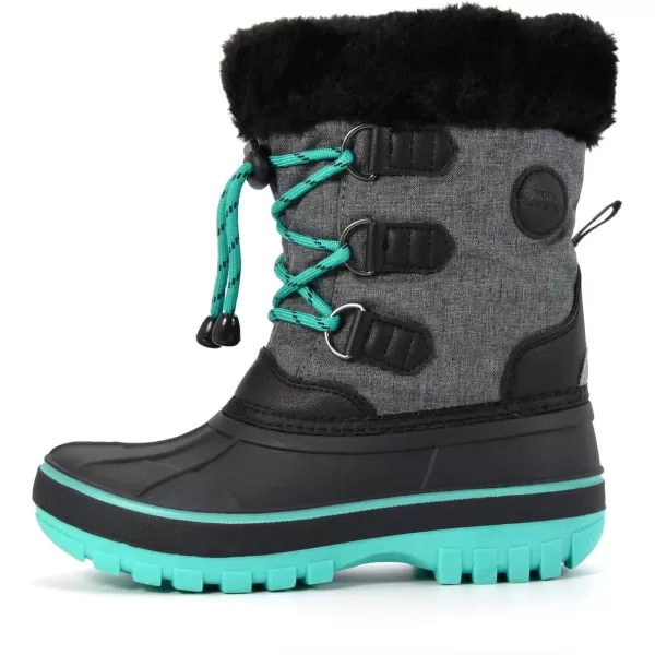 Nova Mountain Boys and Girls Waterproof Winter Snow BootsNfwb111  Grey