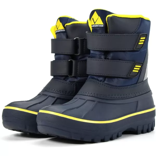 Nova Mountain Boys and Girls Waterproof Winter Snow BootsNfwb111  Navyyellow