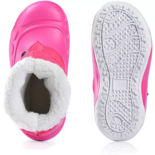 Nova Mountain Boys and Girls Waterproof Winter Snow BootsNfwbn12  Fuchsia