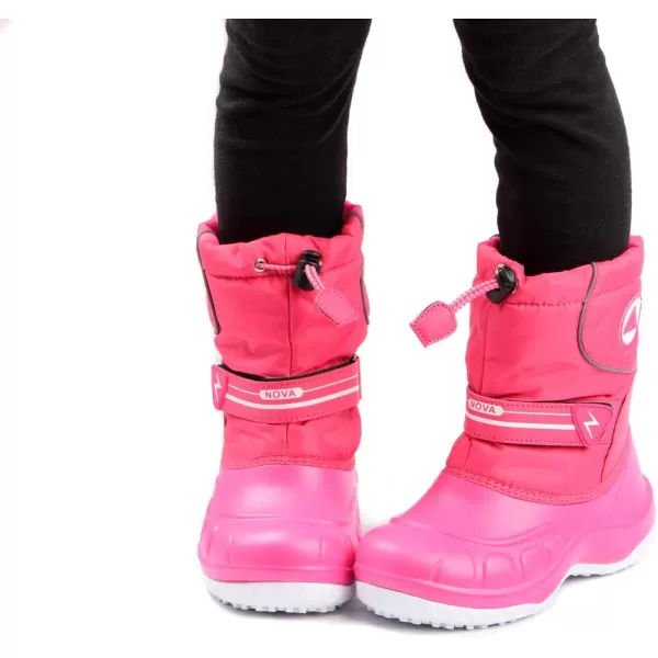 Nova Mountain Boys and Girls Waterproof Winter Snow BootsNfwbn12  Fuchsia