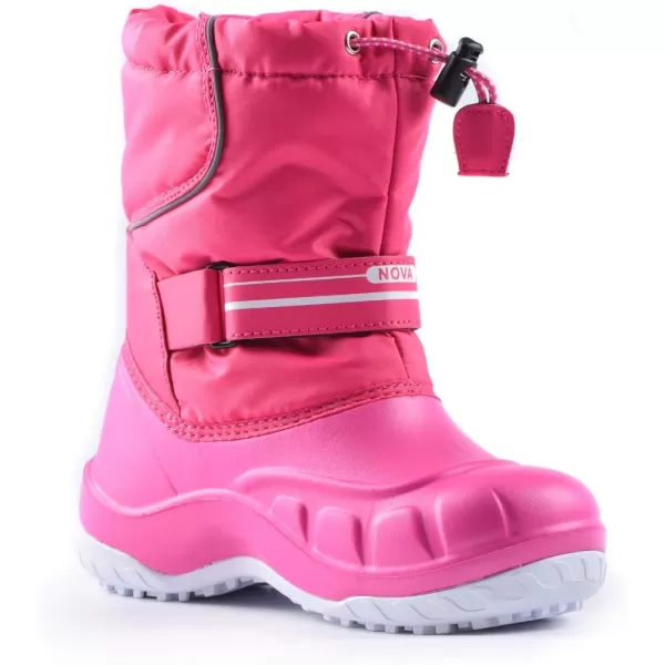 Nova Mountain Boys and Girls Waterproof Winter Snow BootsNfwbn12  Fuchsia