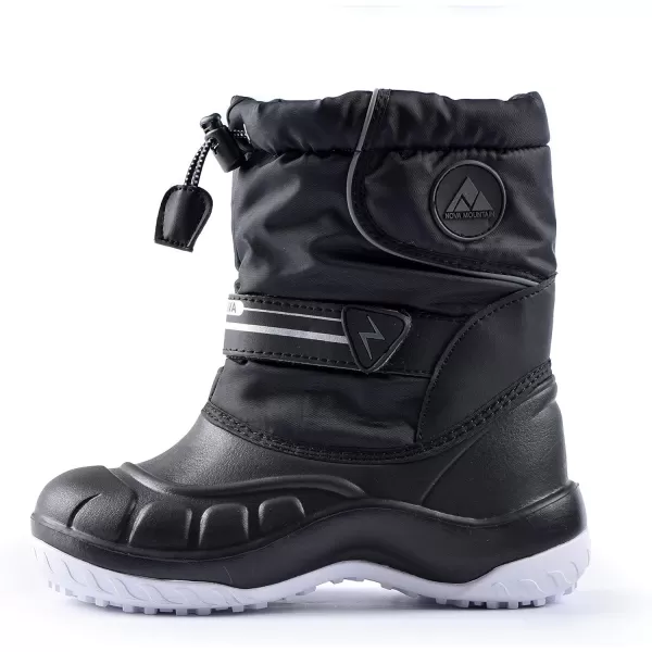 Nova Mountain Boys and Girls Waterproof Winter Snow BootsNfwbn212  Black