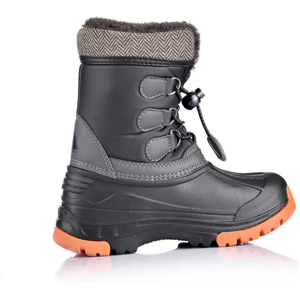 Nova Mountain Boys and Girls Waterproof Winter Snow BootsNfwbnn01  Black