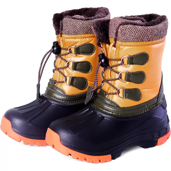 Nova Mountain Boys and Girls Waterproof Winter Snow BootsNfwbnn01  Khaki