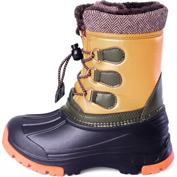 Nova Mountain Boys and Girls Waterproof Winter Snow BootsNfwbnn01  Khaki