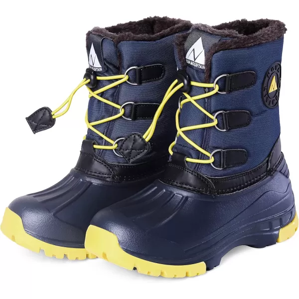 Nova Mountain Boys and Girls Waterproof Winter Snow BootsNfwbnn02  Navy