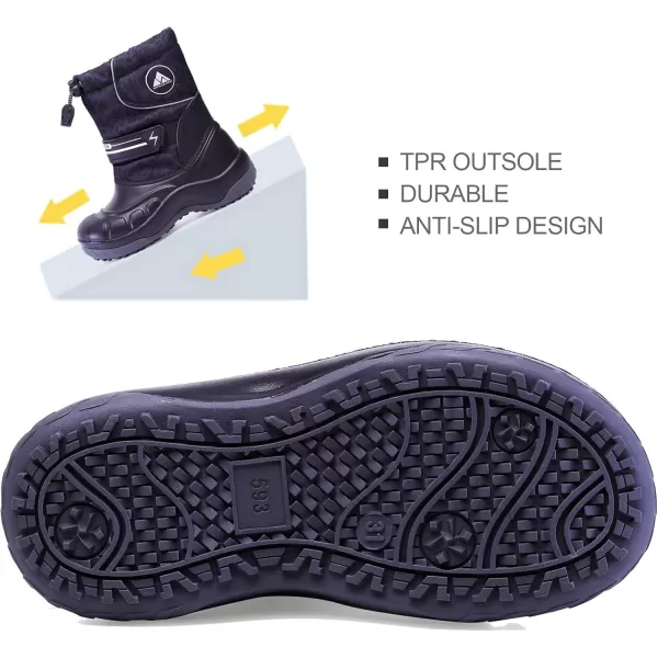 Nova Mountain Boys and Girls Waterproof Winter Snow BootsNfwbnn12  Blackpattern