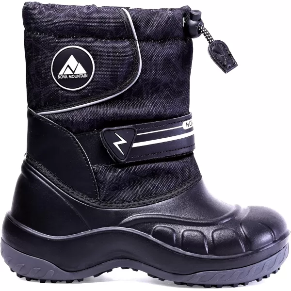 Nova Mountain Boys and Girls Waterproof Winter Snow BootsNfwbnn12  Blackpattern
