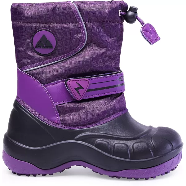 Nova Mountain Boys and Girls Waterproof Winter Snow BootsNfwbnn12  Darkpurple