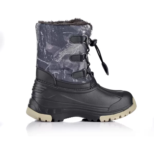 Nova Mountain Boys and Girls Waterproof Winter Snow BootsNfwcc02  Camouflagegrey