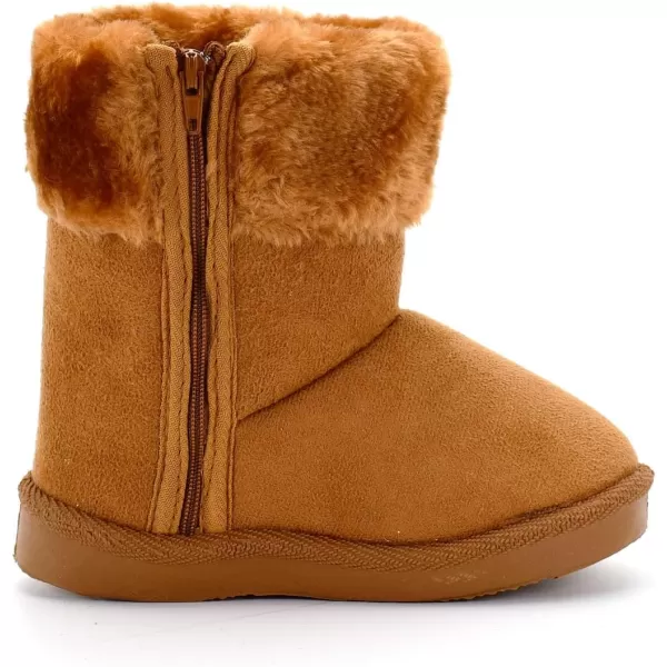 Nova Mountain Little Kids Winter Snow BootsNfwb122  Chestnut