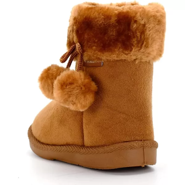Nova Mountain Little Kids Winter Snow BootsNfwb122  Chestnut