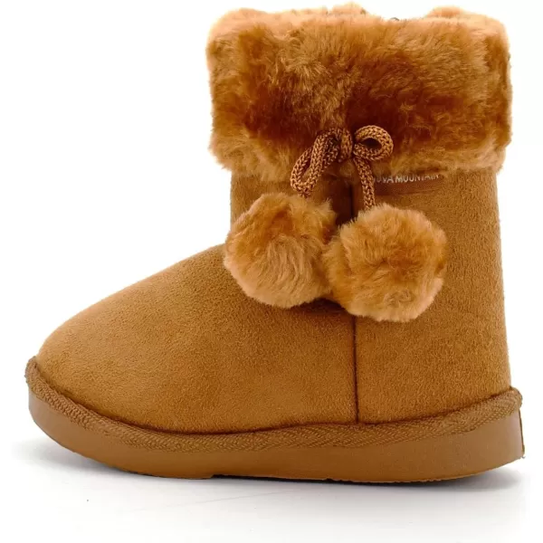 Nova Mountain Little Kids Winter Snow BootsNfwb122  Chestnut