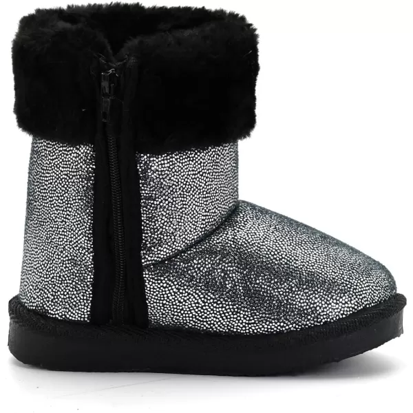 Nova Mountain Little Kids Winter Snow BootsNfwb122  Silver