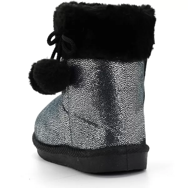 Nova Mountain Little Kids Winter Snow BootsNfwb122  Silver