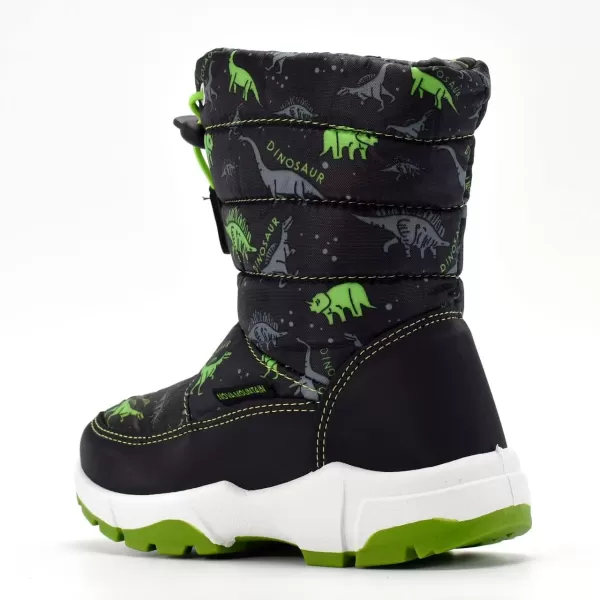 Nova Toddler Boys and Girls Winter Snow BootsNfwb102  Greendino