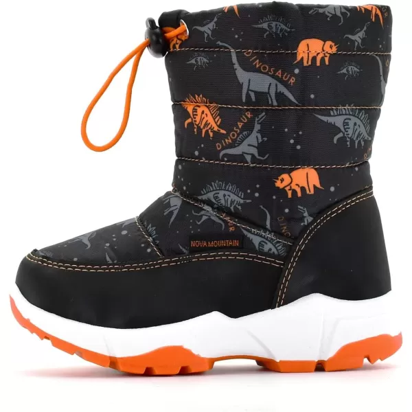 Nova Toddler Boys and Girls Winter Snow BootsNfwb102  Orangedino