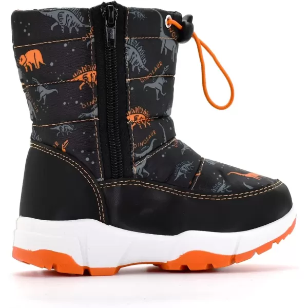 Nova Toddler Boys and Girls Winter Snow BootsNfwb102  Orangedino