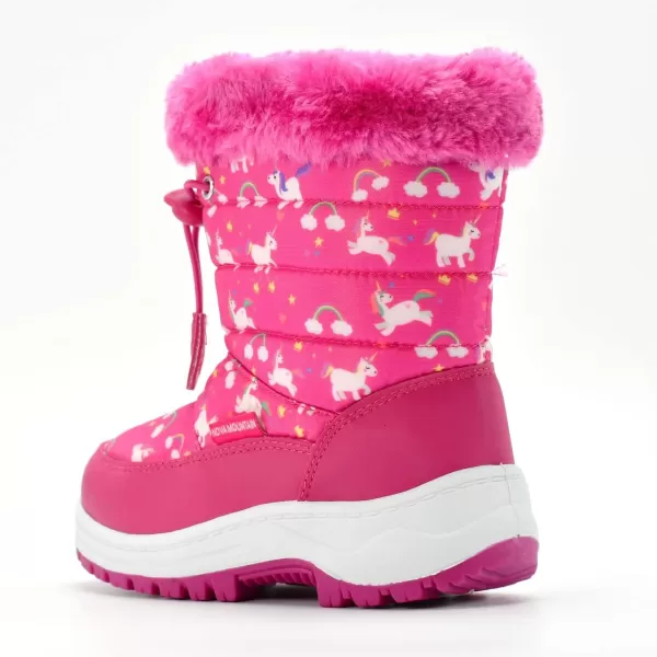 Nova Toddler Boys and Girls Winter Snow BootsNfwb103  Fuchsiaunicorn
