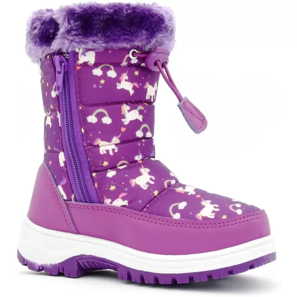Nova Toddler Boys and Girls Winter Snow BootsNfwb103  Purpleunicorn