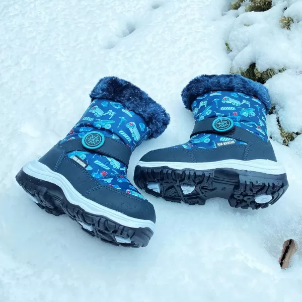 Nova Toddler Boys and Girls Winter Snow BootsNfwbn810b  Bluemulti