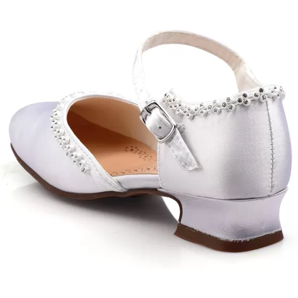 Nova Utopia Girls LowMedium Platform Sandal ShoesNfgf056h  Satin White