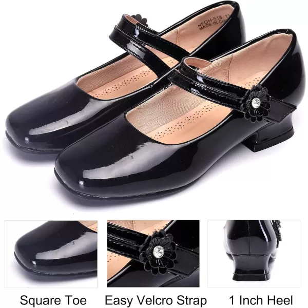 Nova Utopia Girls LowMedium Platform Sandal ShoesNfgh518  Black