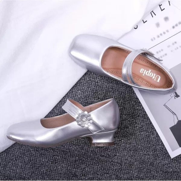 Nova Utopia Girls LowMedium Platform Sandal ShoesNfgh518  Silver