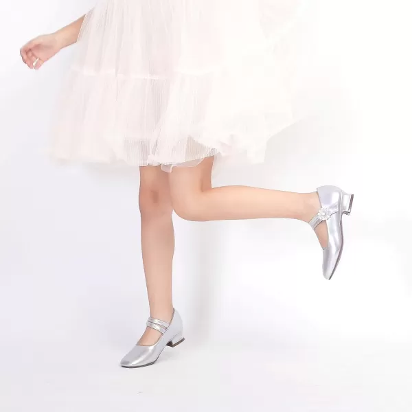 Nova Utopia Girls LowMedium Platform Sandal ShoesNfgh518  Silver
