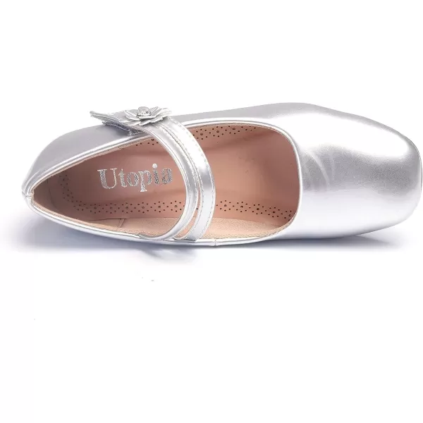 Nova Utopia Girls LowMedium Platform Sandal ShoesNfgh518  Silver
