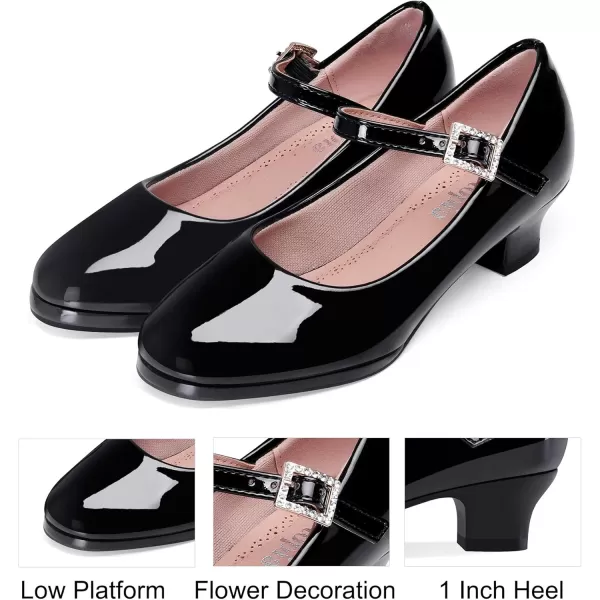 Nova Utopia Girls LowMedium Platform Sandal ShoesNfgh519  Black