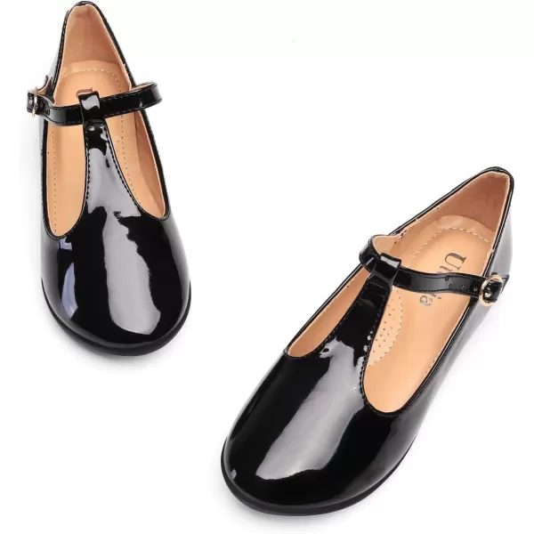 Nova Utopia Toddler Little Girls Dress Ballet Mary Jane Bow Flat ShoesNf62  Blackpatent