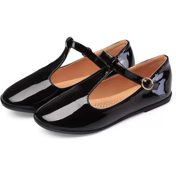 Nova Utopia Toddler Little Girls Dress Ballet Mary Jane Bow Flat ShoesNf62  Blackpatent