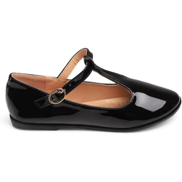 Nova Utopia Toddler Little Girls Dress Ballet Mary Jane Bow Flat ShoesNf62  Blackpatent