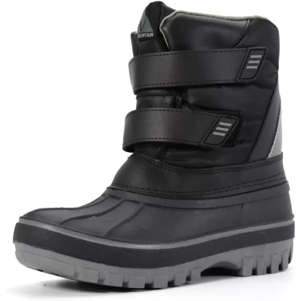 Nova Mountain Boys and Girls Waterproof Winter Snow BootsNfwb111  Blackgrey