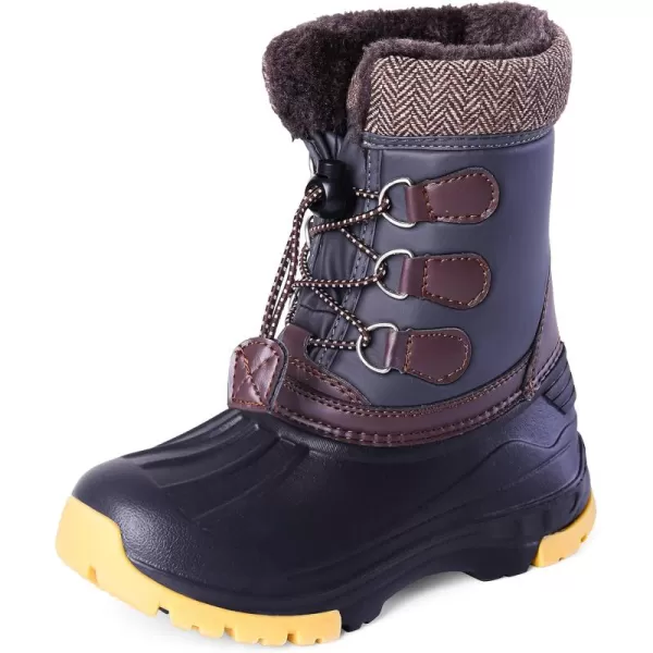 Nova Mountain Boys and Girls Waterproof Winter Snow BootsNfwbnn01  Grey