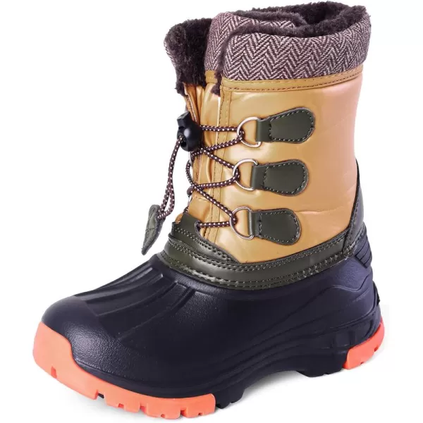 Nova Mountain Boys and Girls Waterproof Winter Snow BootsNfwbnn01  Khaki