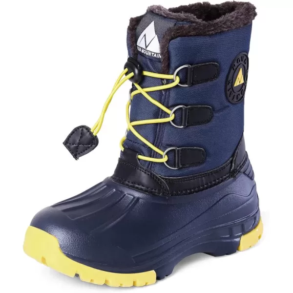 Nova Mountain Boys and Girls Waterproof Winter Snow BootsNfwbnn02  Navy