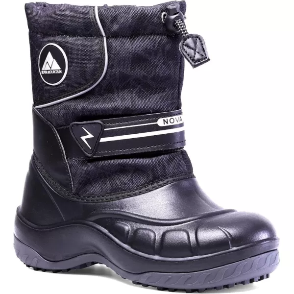Nova Mountain Boys and Girls Waterproof Winter Snow BootsNfwbnn12  Blackpattern