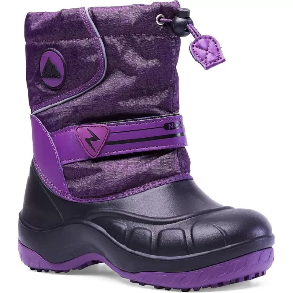 Nova Mountain Boys and Girls Waterproof Winter Snow BootsNfwbnn12  Darkpurple