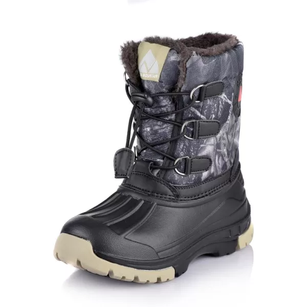Nova Mountain Boys and Girls Waterproof Winter Snow BootsNfwcc02  Camouflagegrey