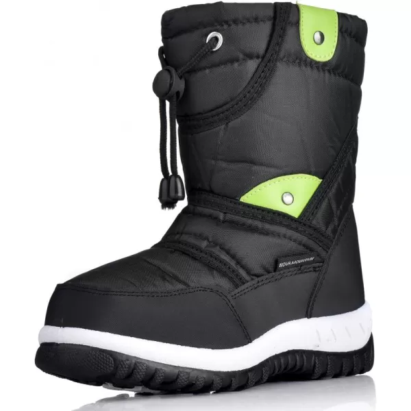 Nova Mountain Little Kids Winter Snow BootsNF NFWBN712 Black 7